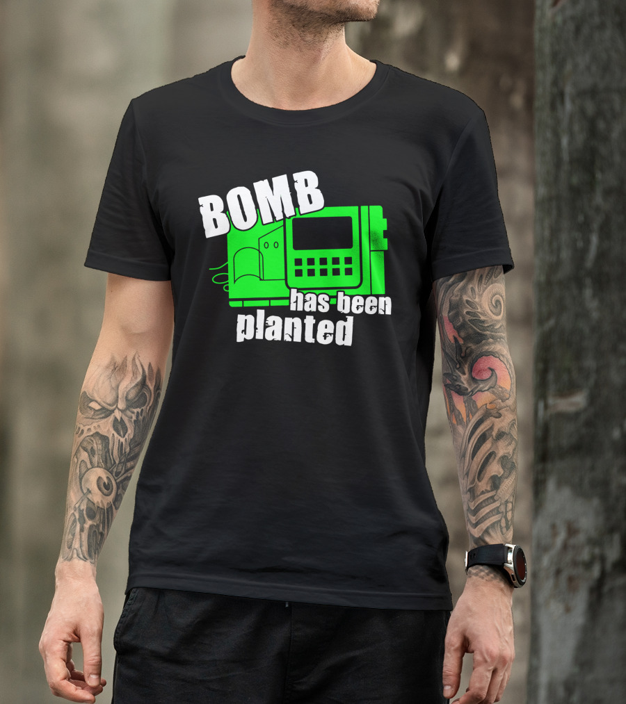 Bomb Has Been Planted Game Reference Countdown Device T-Shirt