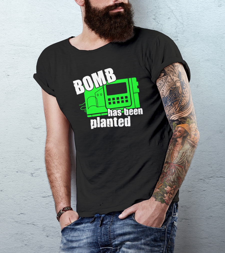 Bomb Has Been Planted Game Reference Countdown Device T-Shirt