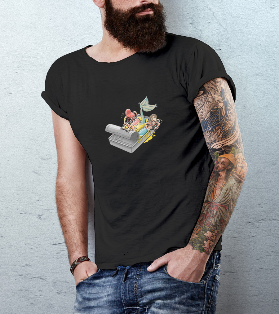 Canned Mermaids In A Tin Box With Splashing Water T-Shirt