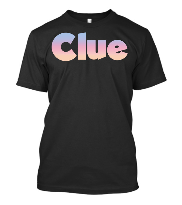 Clue Gradient Text T-Shirt