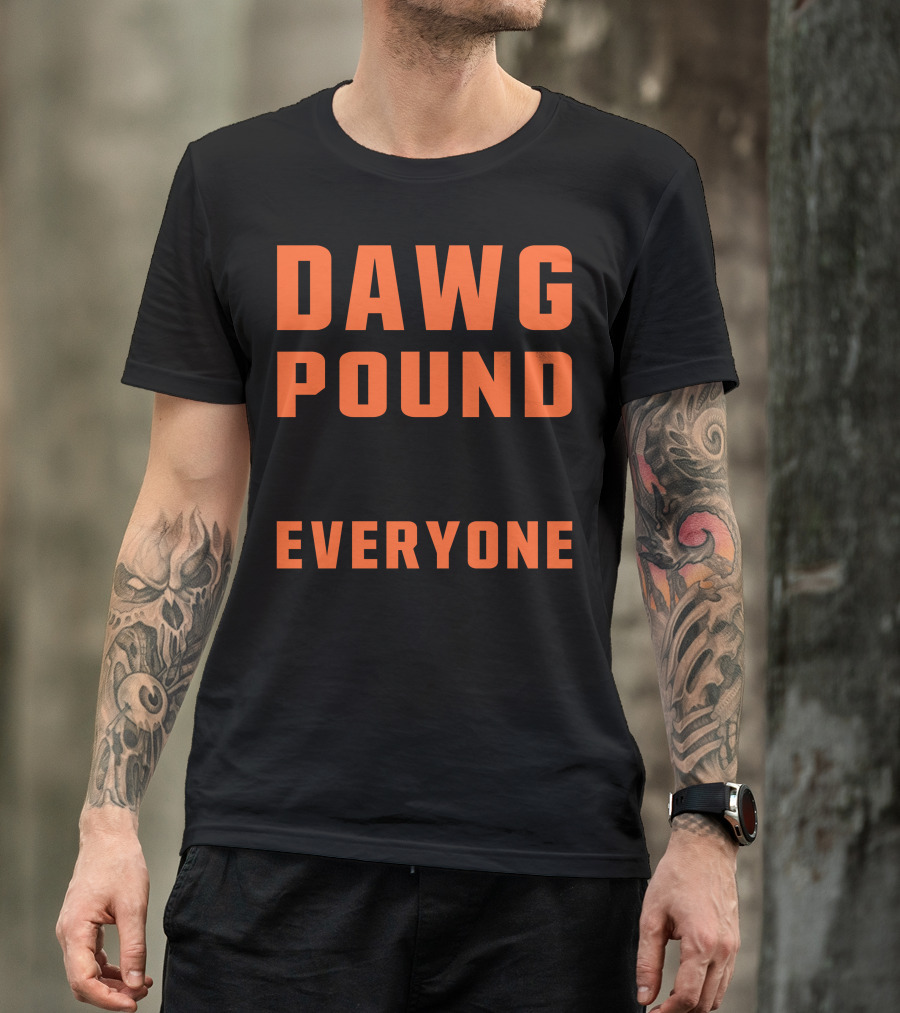 Dawg Pound Vs Everyone Cleveland Browns T-Shirt