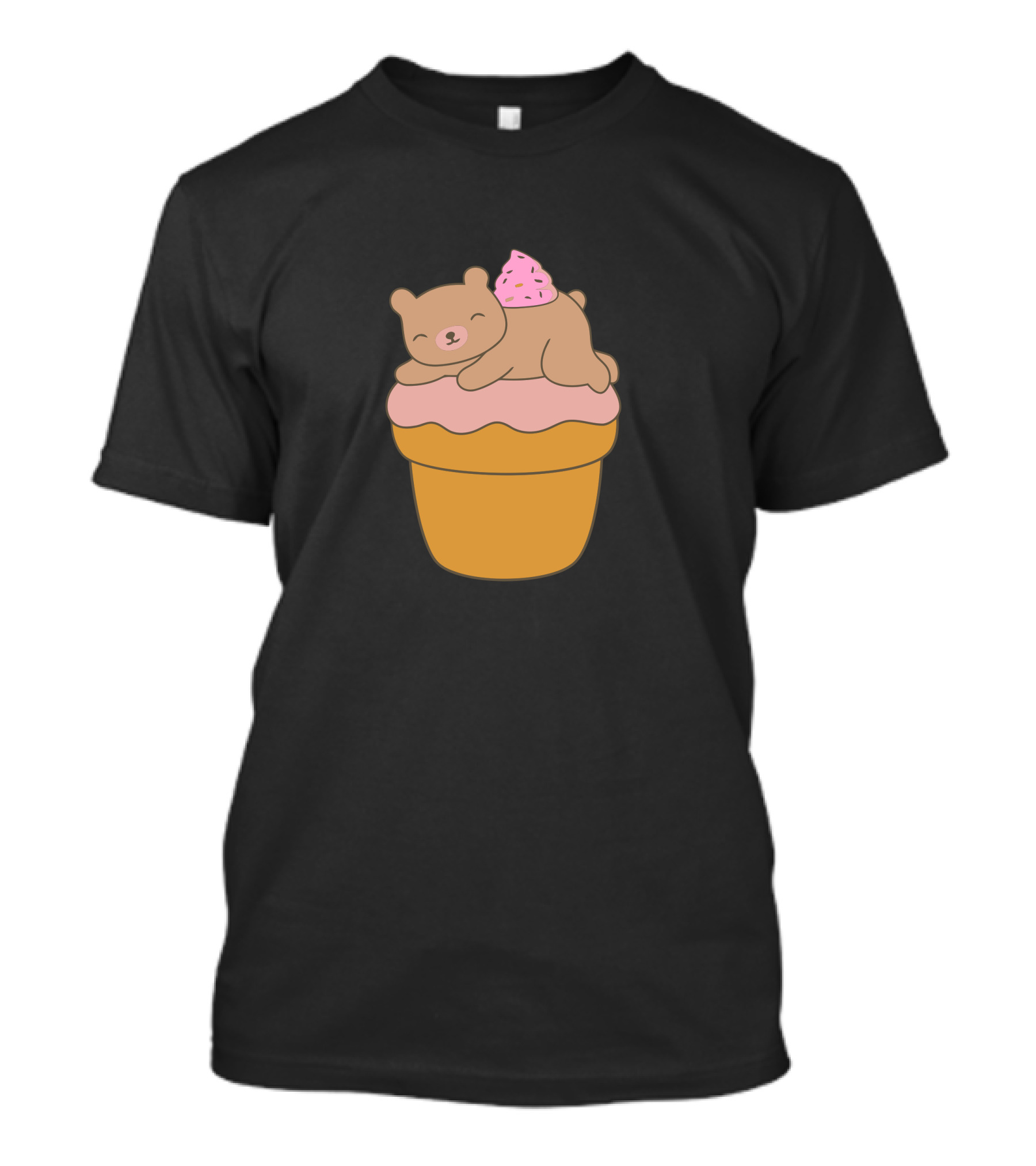Delicious Kawaii Ice Cream Bear Cupcake T-Shirt