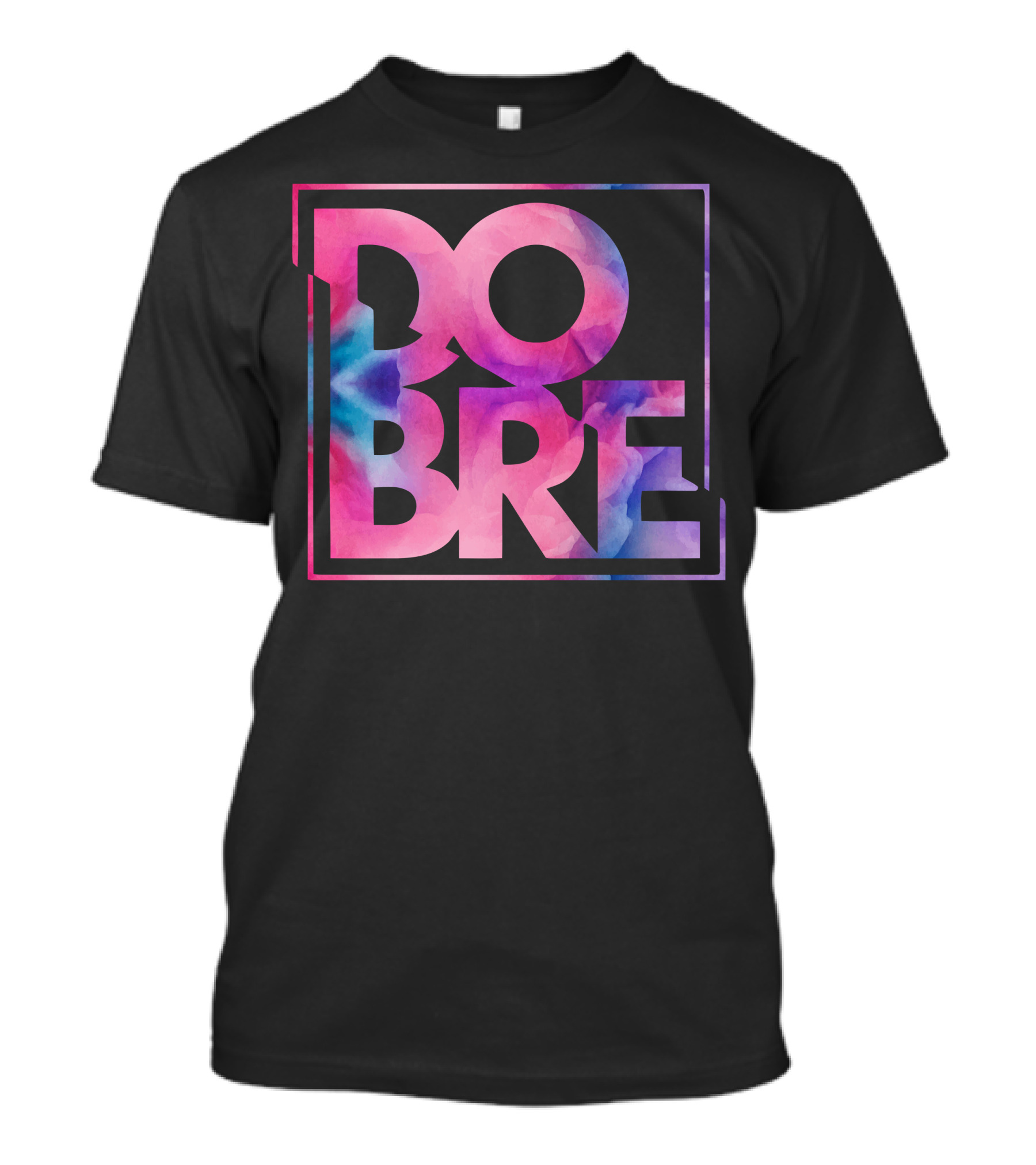 Dobre Brothers Watercolor Bold Lettering T-Shirt