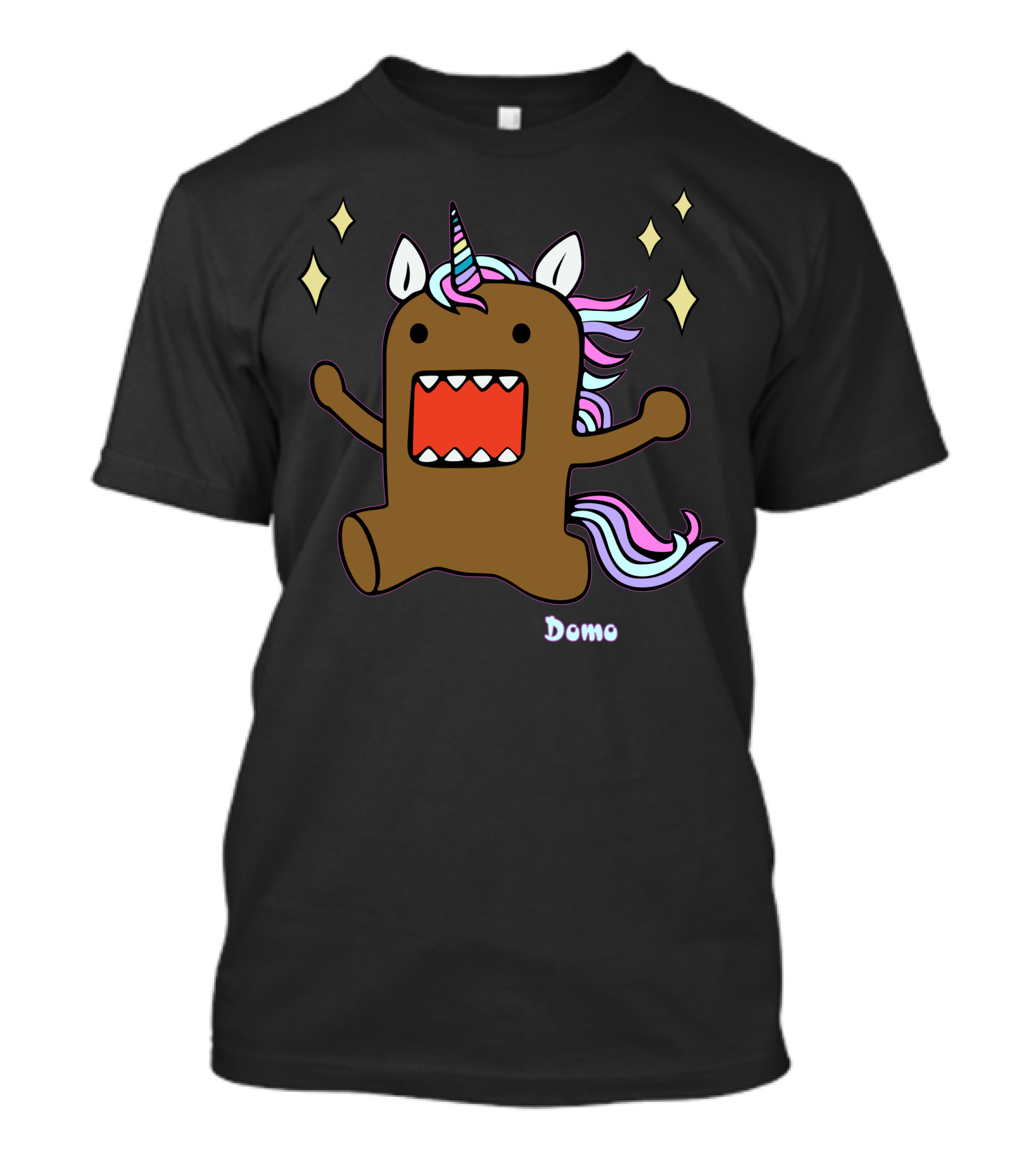 Domo Rainbow Unicorn Fantasy With Sparkles T-Shirt