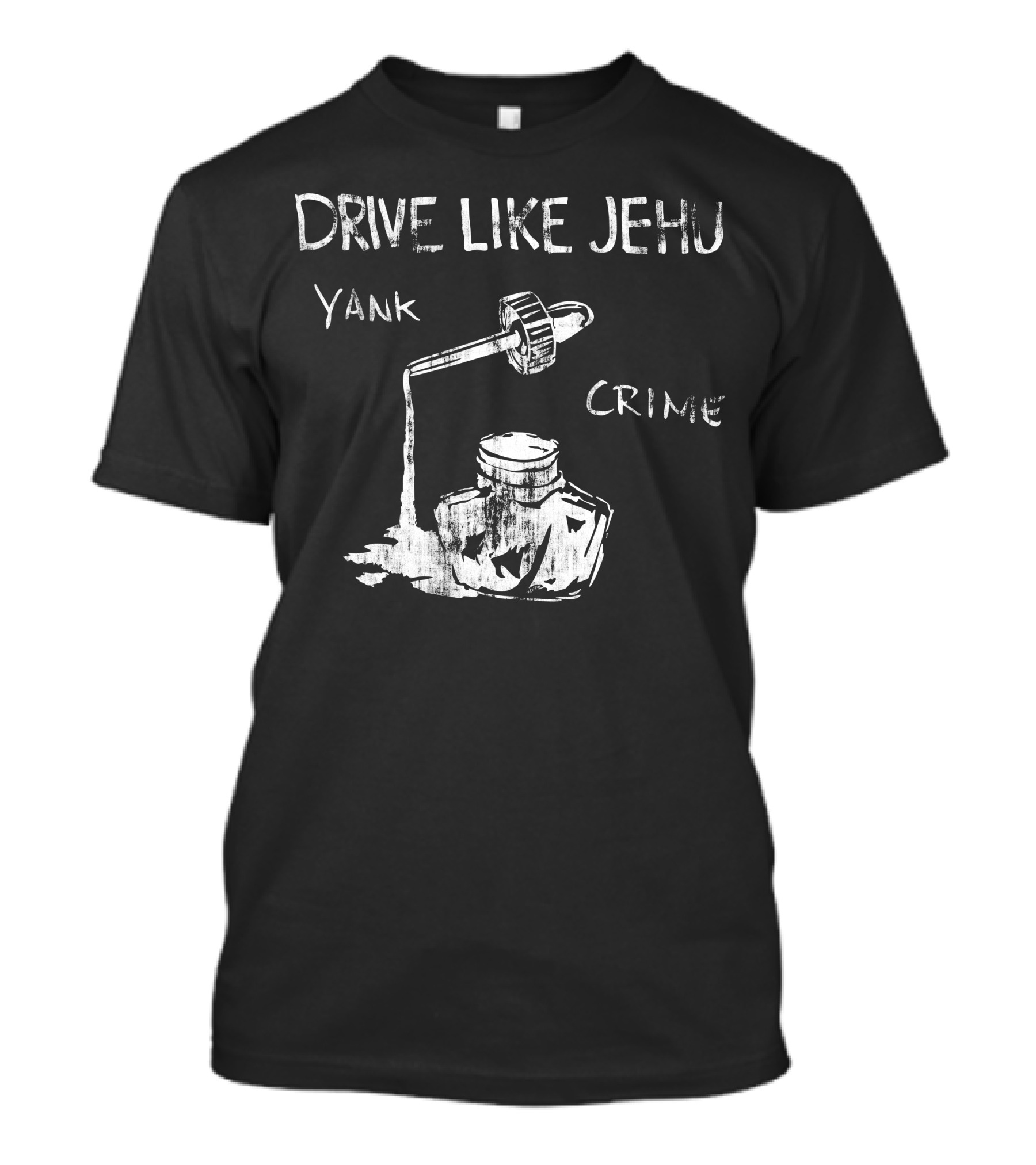 Drive Like Jehu Yank Crime Ink Bottle T-Shirt