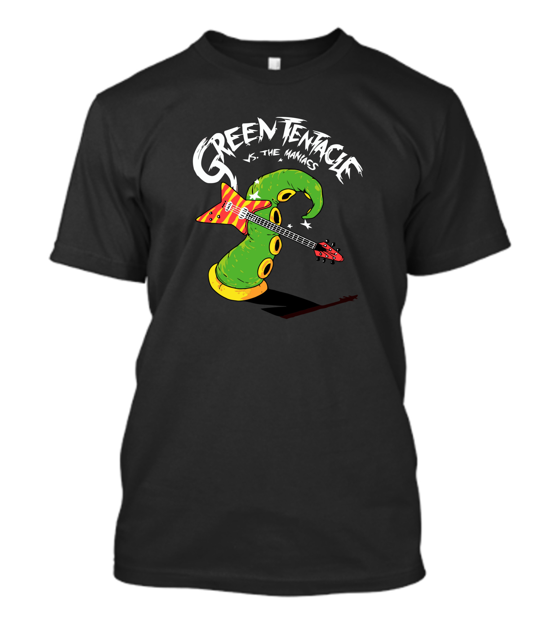 Green Tentacle Vs. The Maniacs T-Shirt