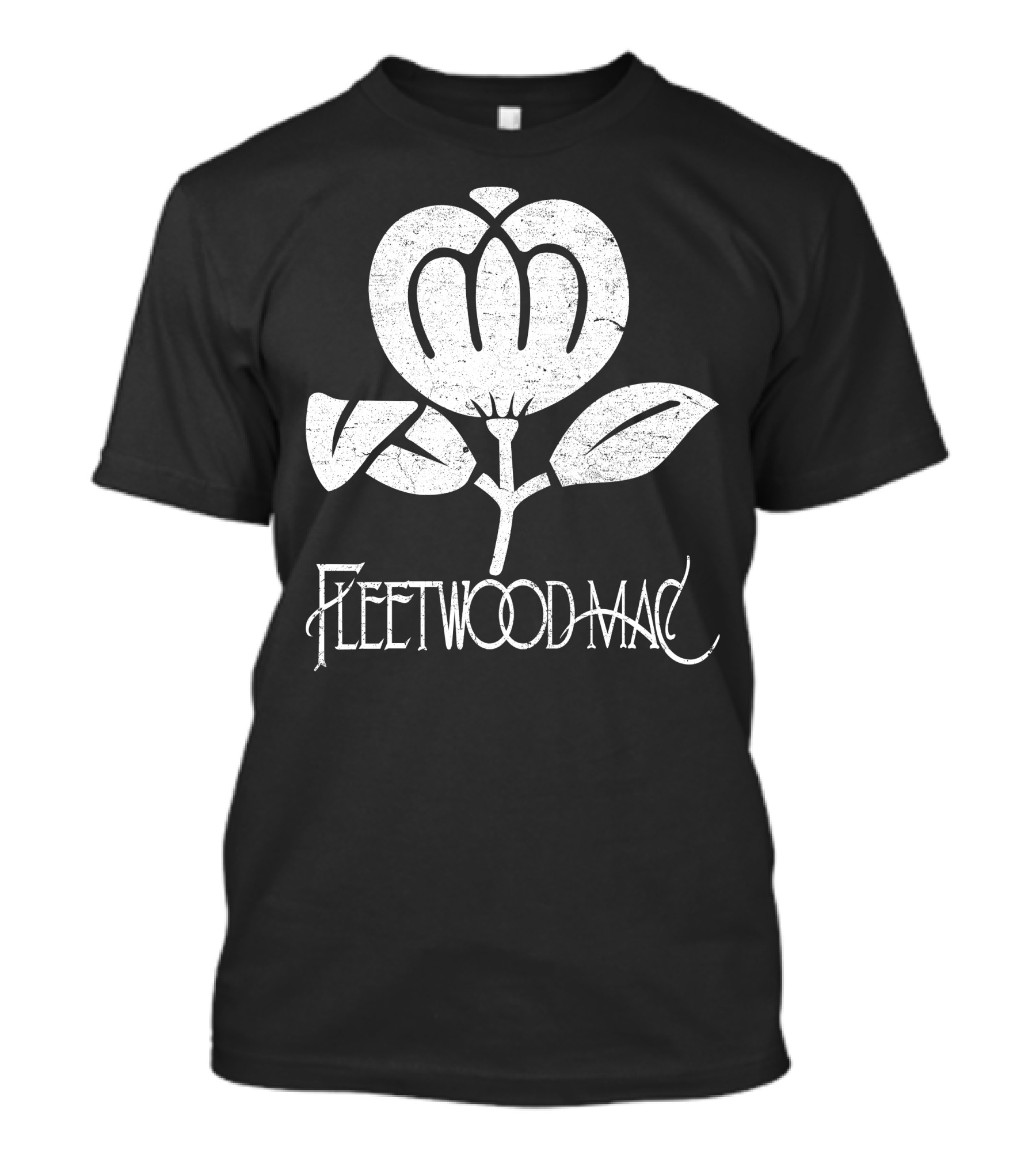 Fleetwood Mac Grunge Texture Flower T-Shirt