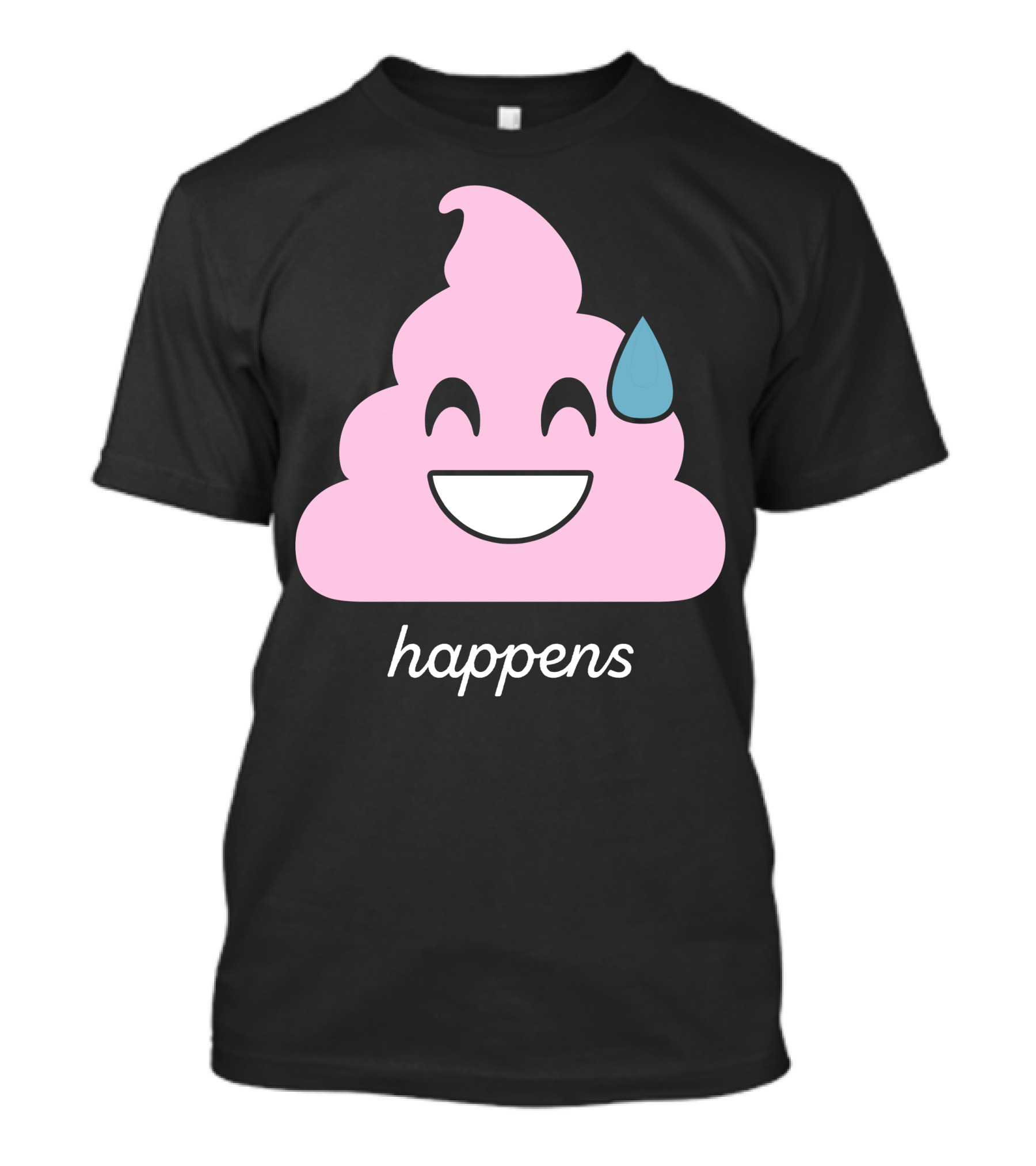 Happens Emoji Poop Smiley T-Shirt