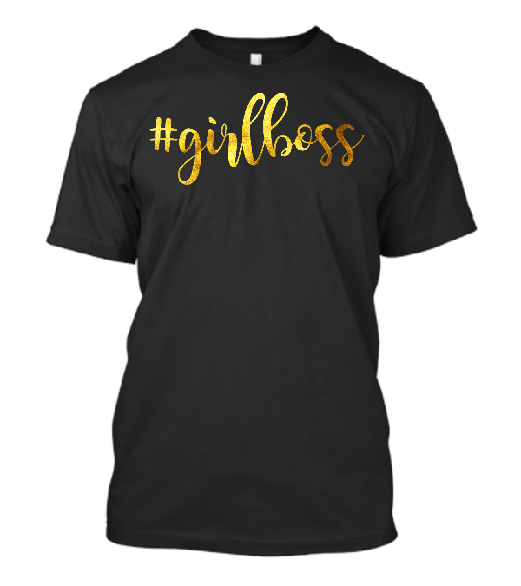 Girlboss Gold Script Empowerment T-Shirt
