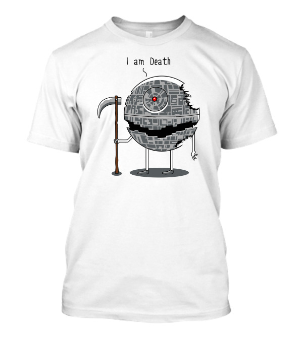 I Am Death Star Reaper Cartoon Mashup T-Shirt