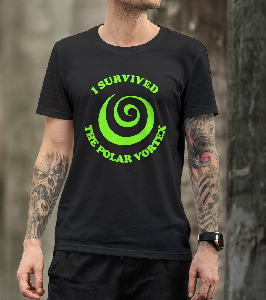 I Survived The Polar Vortex Spiral T-Shirt