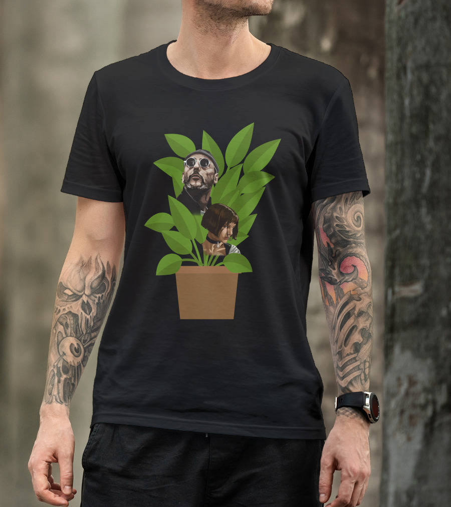 Leon And Mathilda Plant T-Shirt