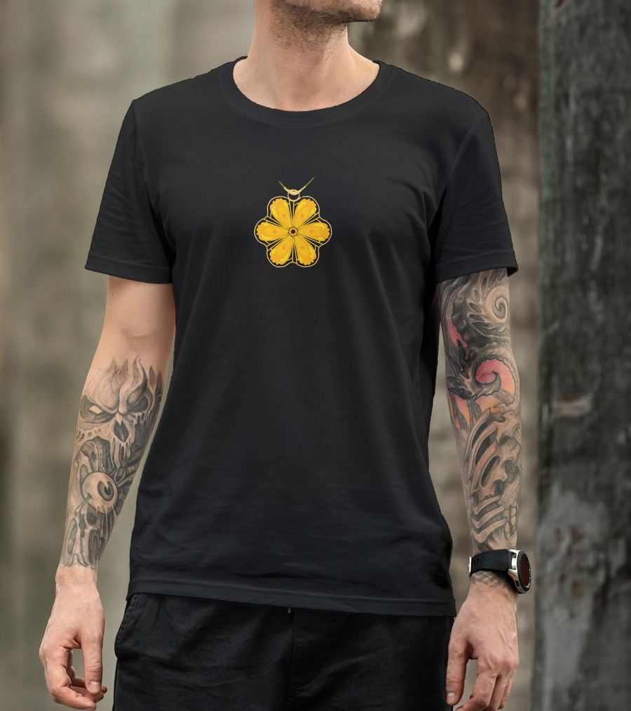 Yellow Flower Necklace T-Shirt