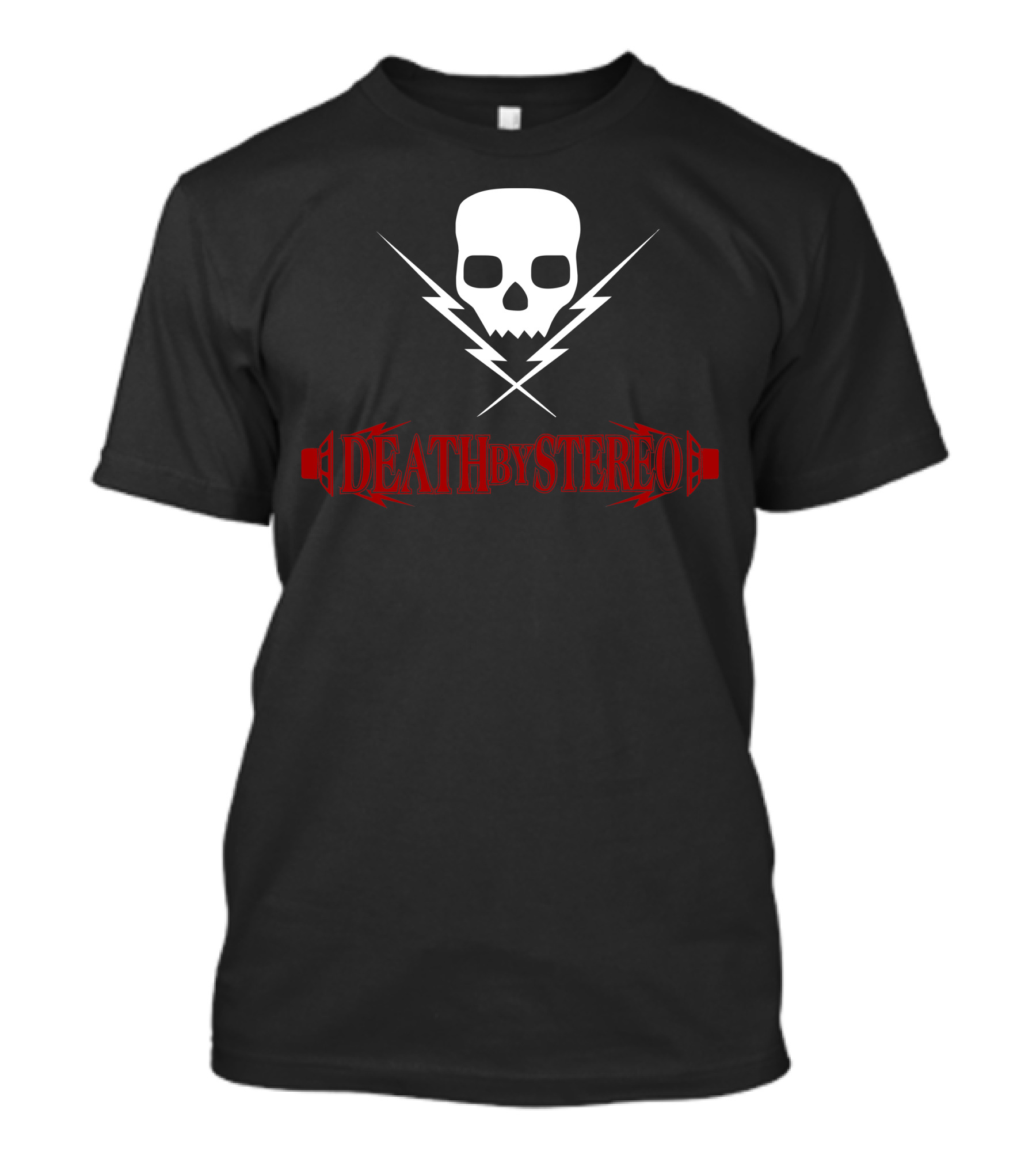 DEATH BY STEREO Skull And Lightning T-Shirt