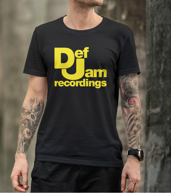 Def Jam Recordings Bold Yellow T-Shirt