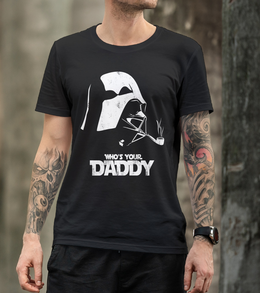 Who's Your Daddy Vader Smoking Pipe T-Shirt
