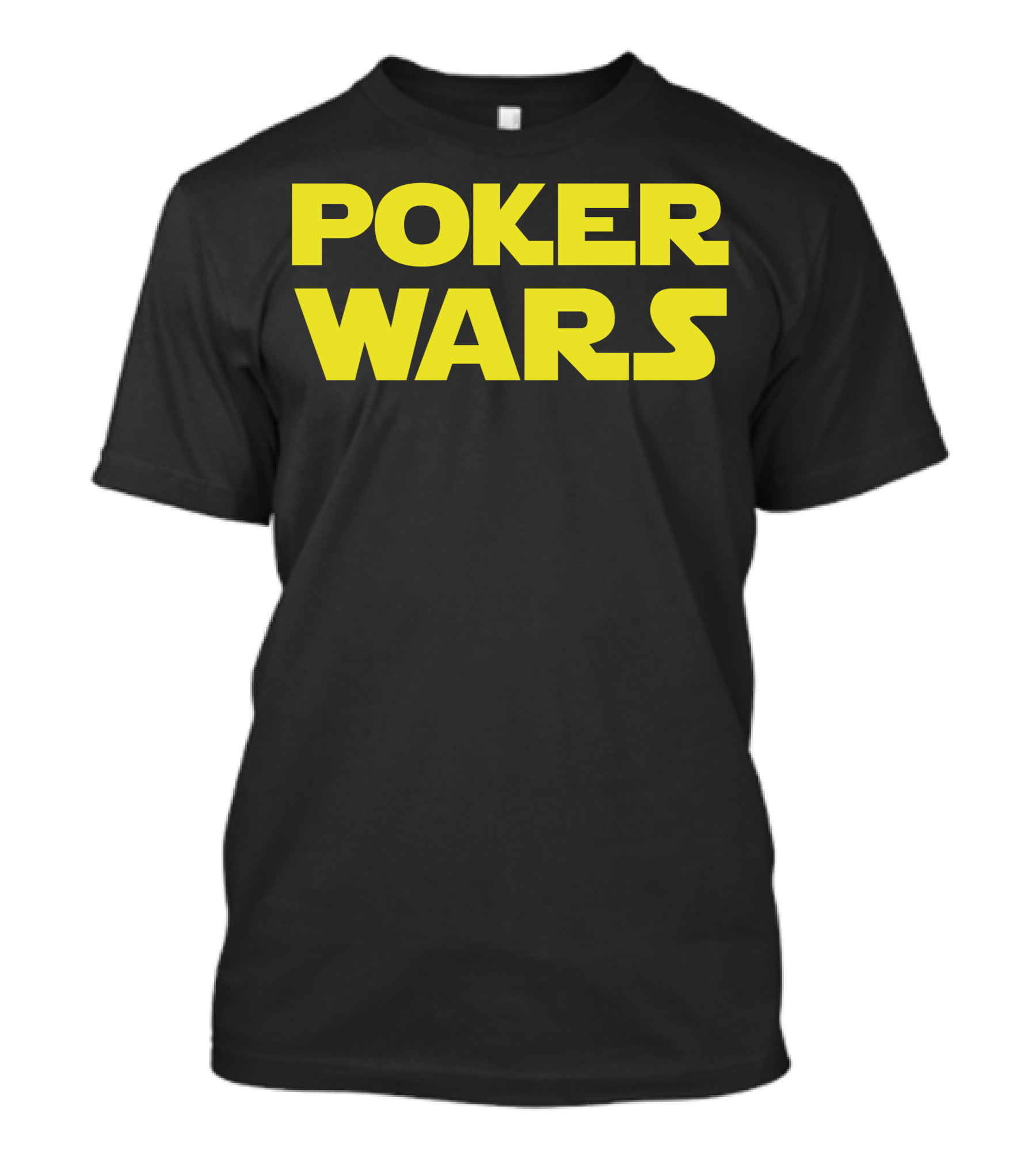 Poker Wars Star Text T-Shirt