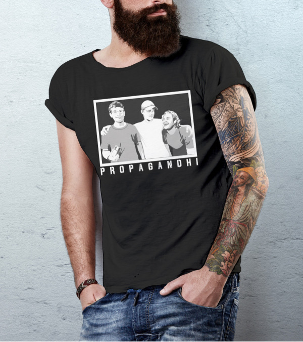 Propagandhi Band Members Monochrome T-Shirt