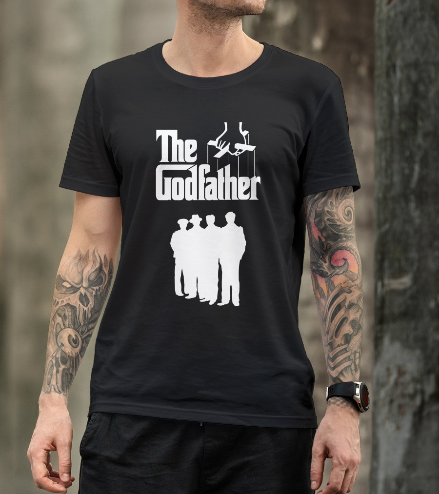 The Godfather Iconic Puppet Hand Logo With Four Standing T-Shirt