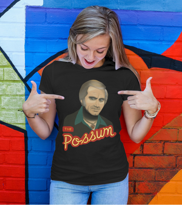 The Possum Portrait Of Classic Charm In T-Shirt