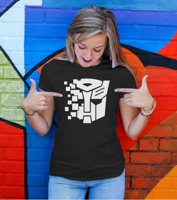 Transformers Autobot Digital Pixel Mosaic T-Shirt