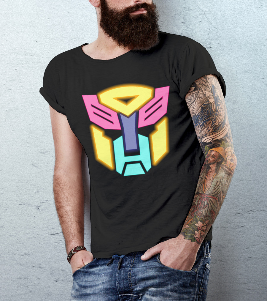 Transformers Neon Autobot T-Shirt