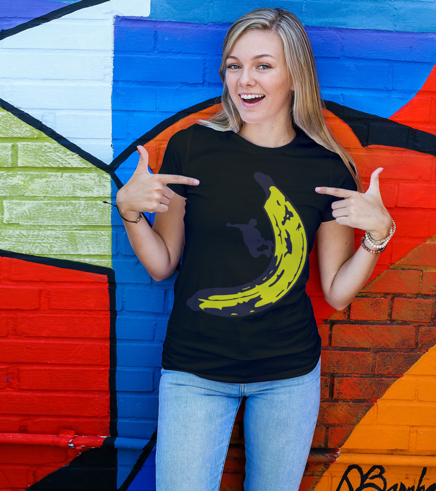 Banana Skateboard Trick T-Shirt