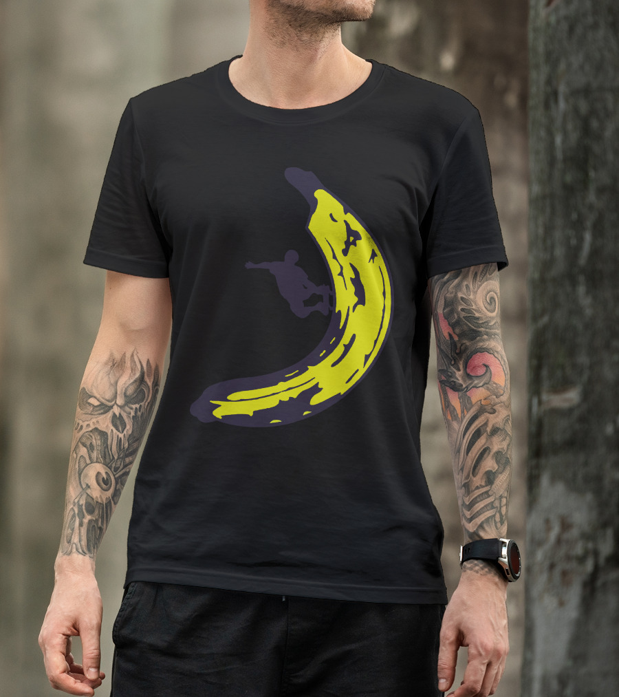 Banana Skateboard Trick T-Shirt
