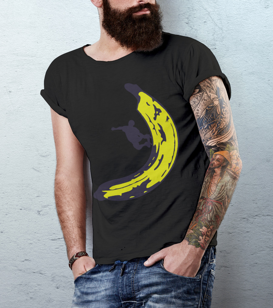Banana Skateboard Trick T-Shirt