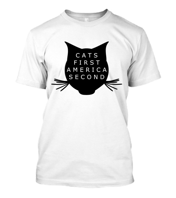 Cats First America Second Cat T-Shirt