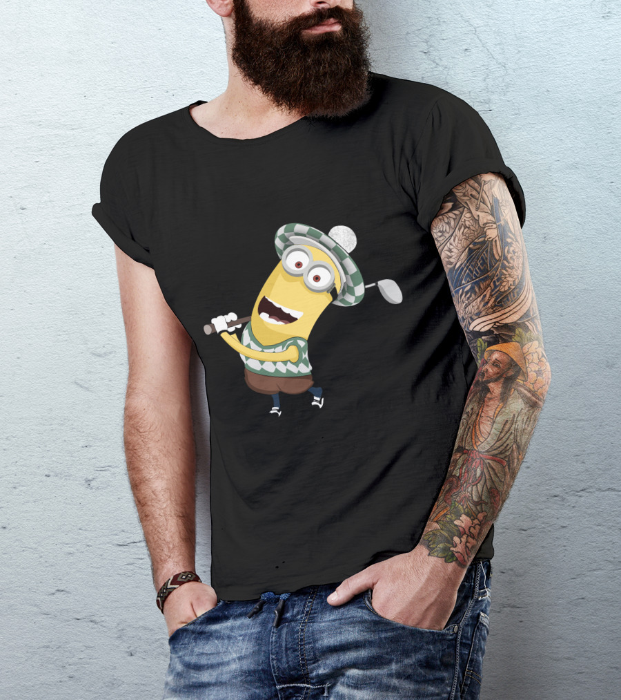 WHAAAA? Funny Awesome Golf Minion T-Shirt