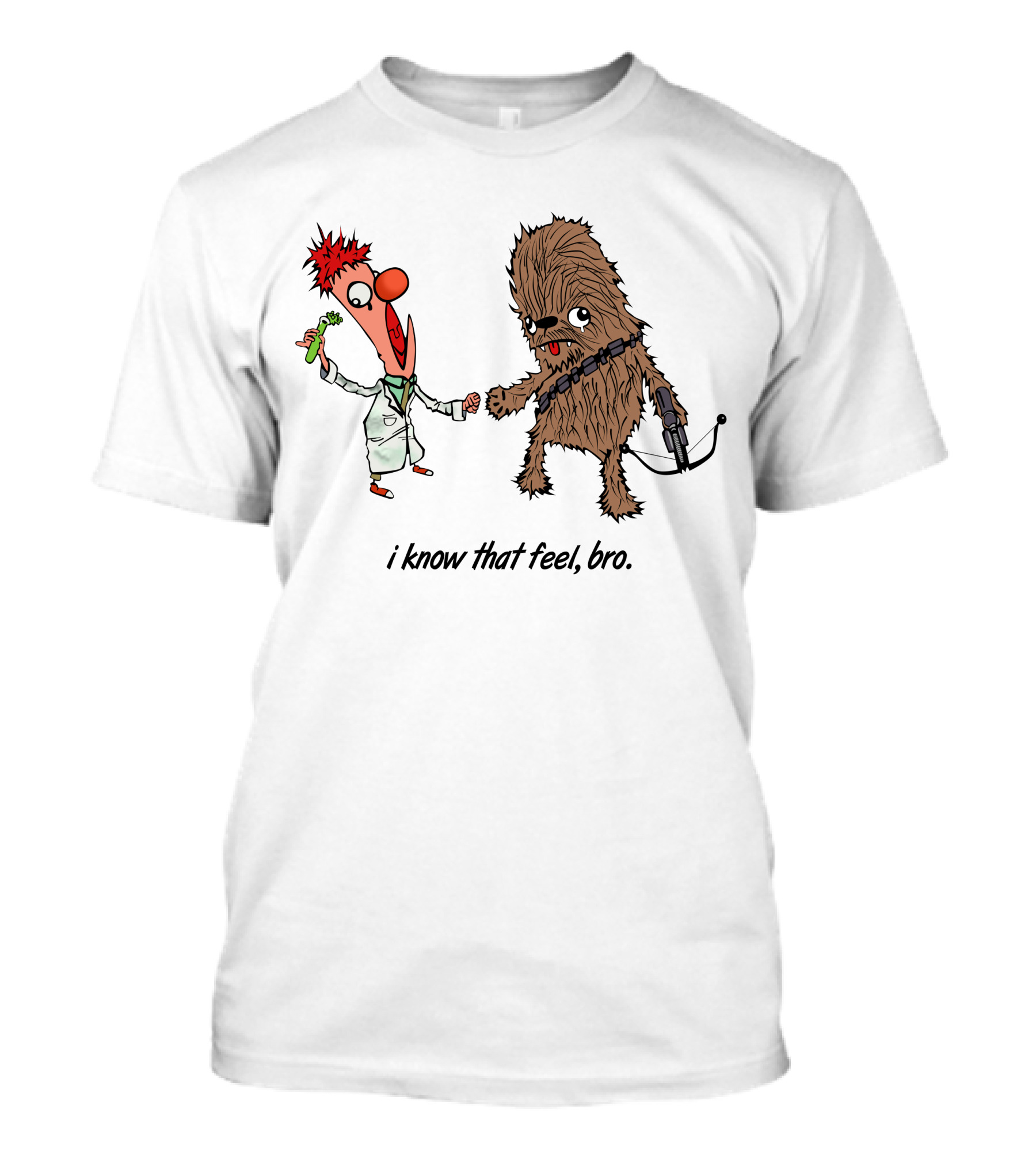 I Know That Feel Bro Chewbacca Beaker T-Shirt