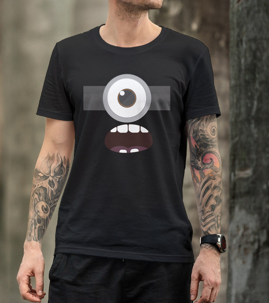 Minion One-Eyed Funny Face Expression T-Shirt