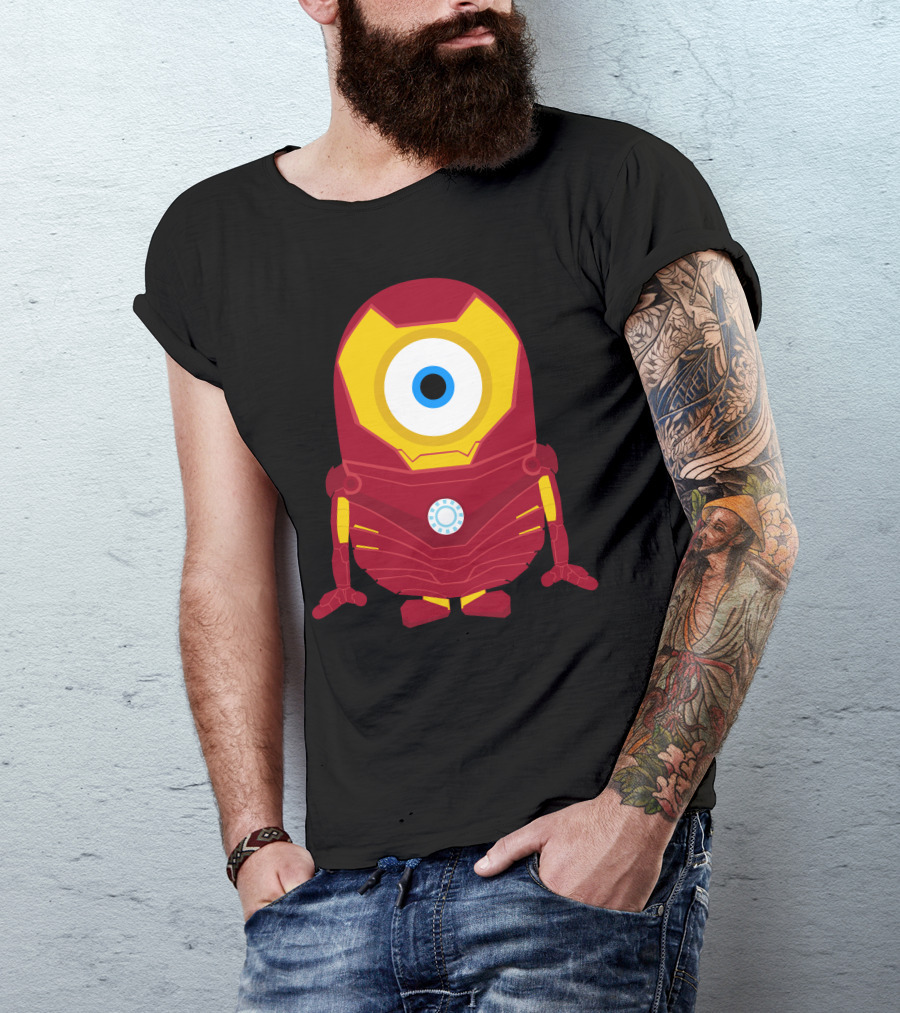 Minion Iron Man Costume T-Shirt