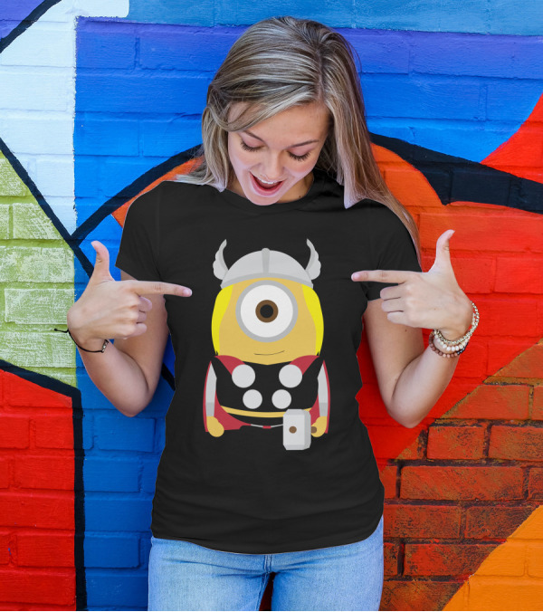 Minion Thor Superhero Mashup T-Shirt