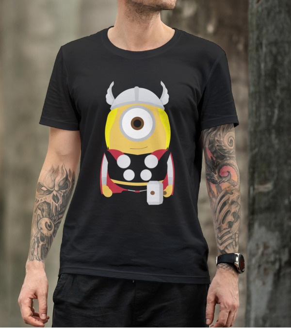Minion Thor Superhero Mashup T-Shirt