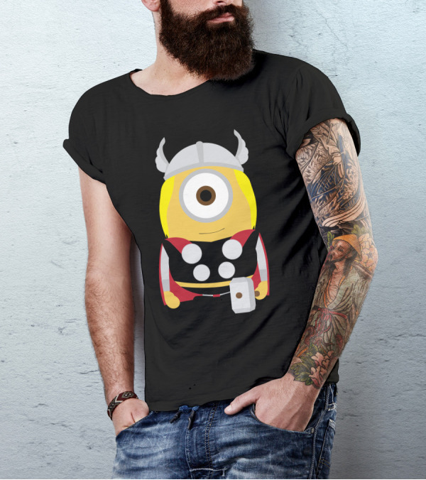 Minion Thor Superhero Mashup T-Shirt