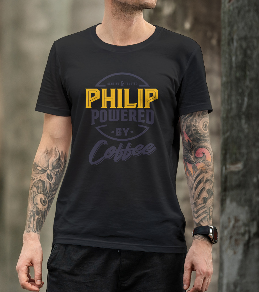 PHILIP Powered By Coffee T-Shirt