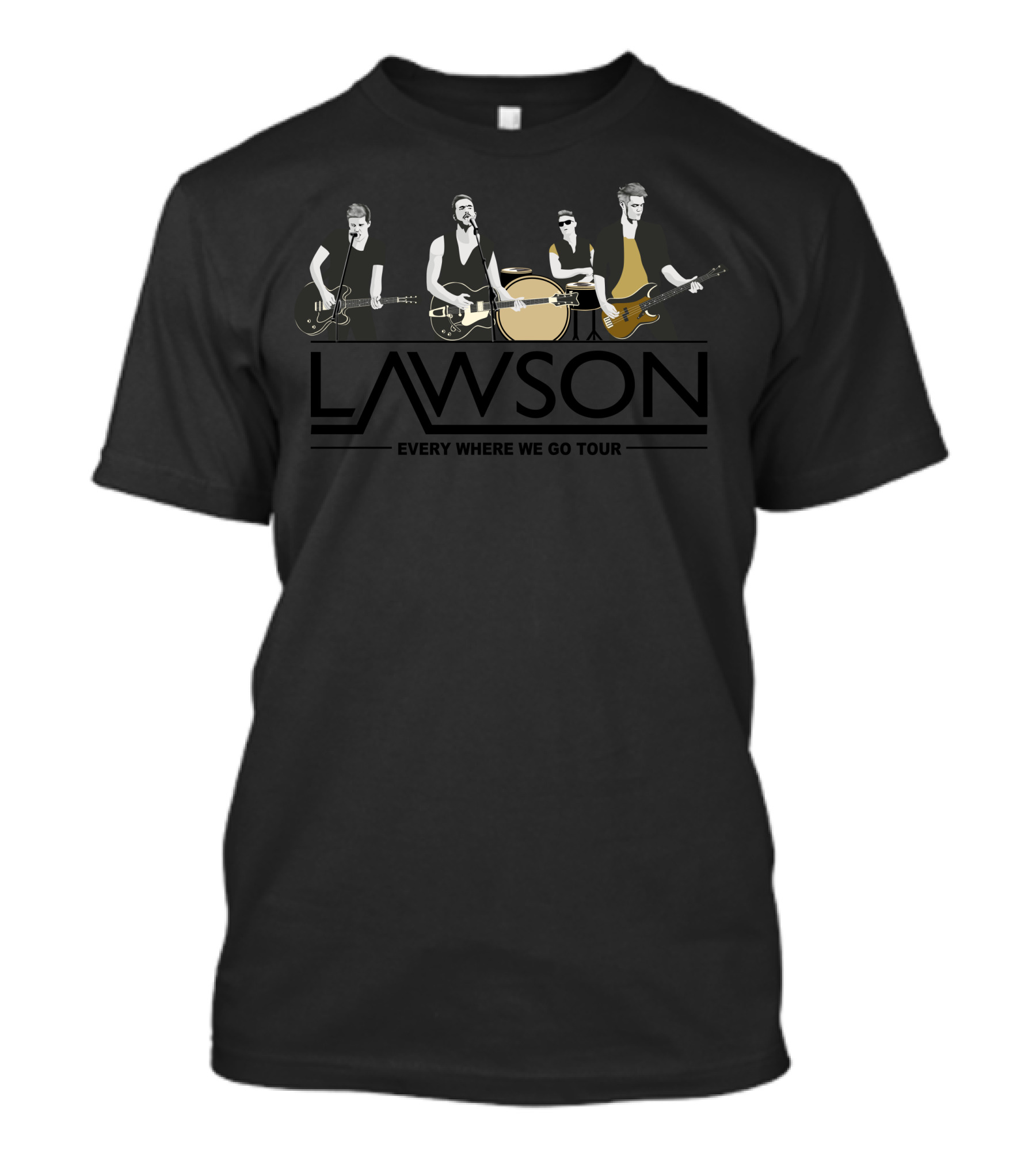Lawson Everywhere We Go Tour T-Shirt