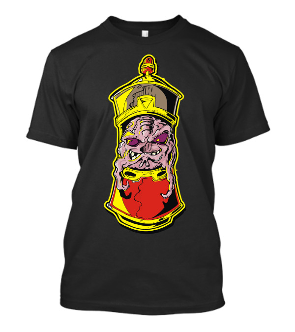 A Evil On The Brain Krang Spray Can Crossover T-Shirt