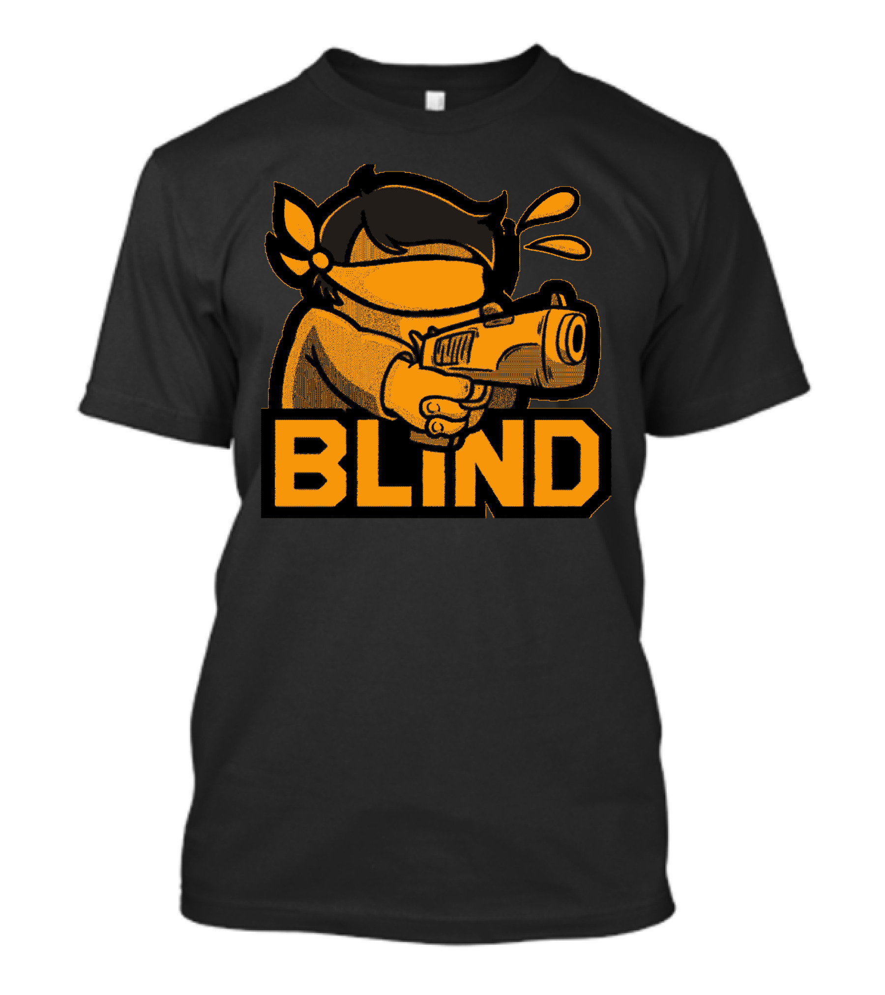 BLIND Actiblind New Gaming Character With Water Gun T-Shirt