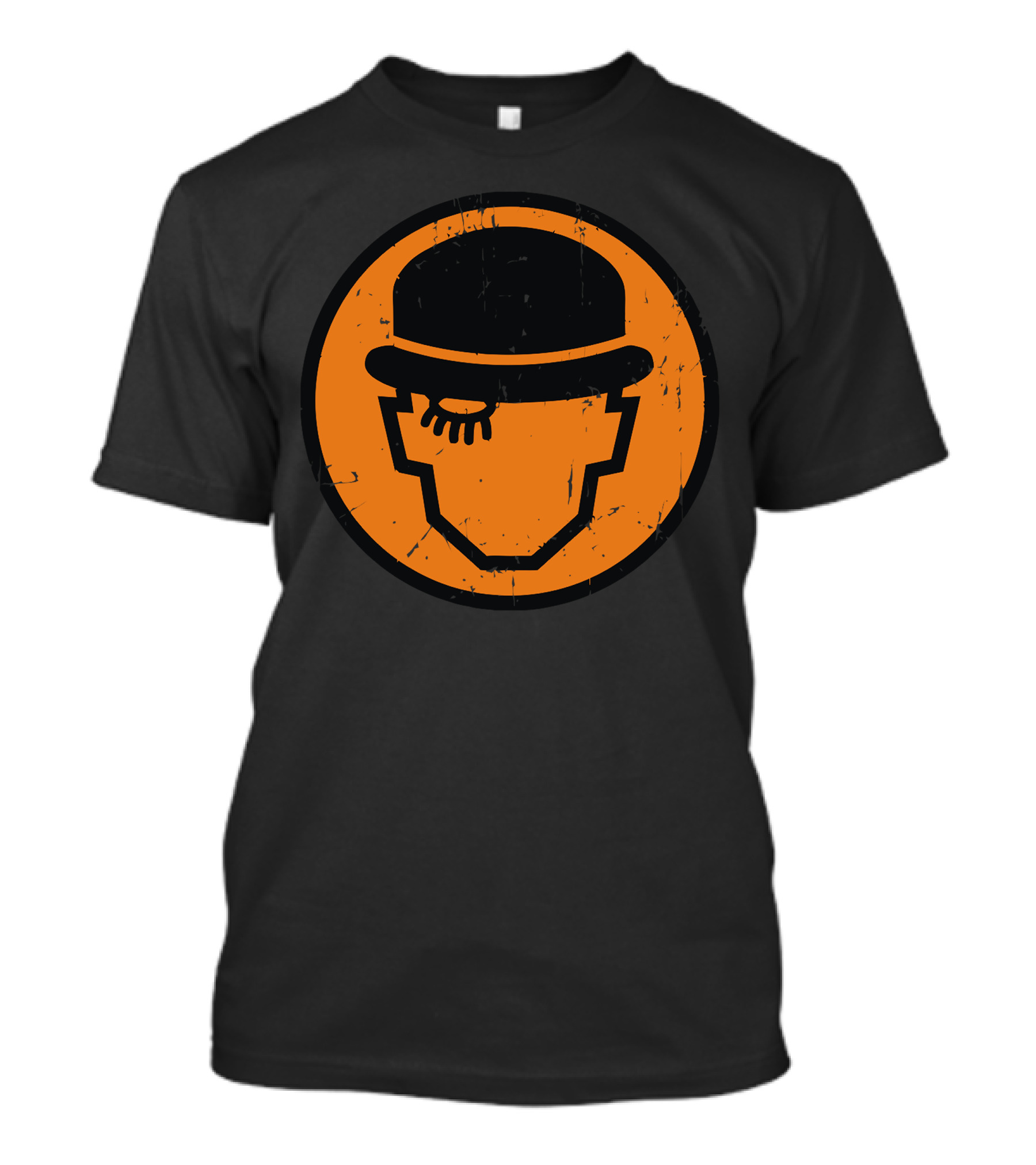 Alex Sign Clockwork Orange Bowler Hat T-Shirt