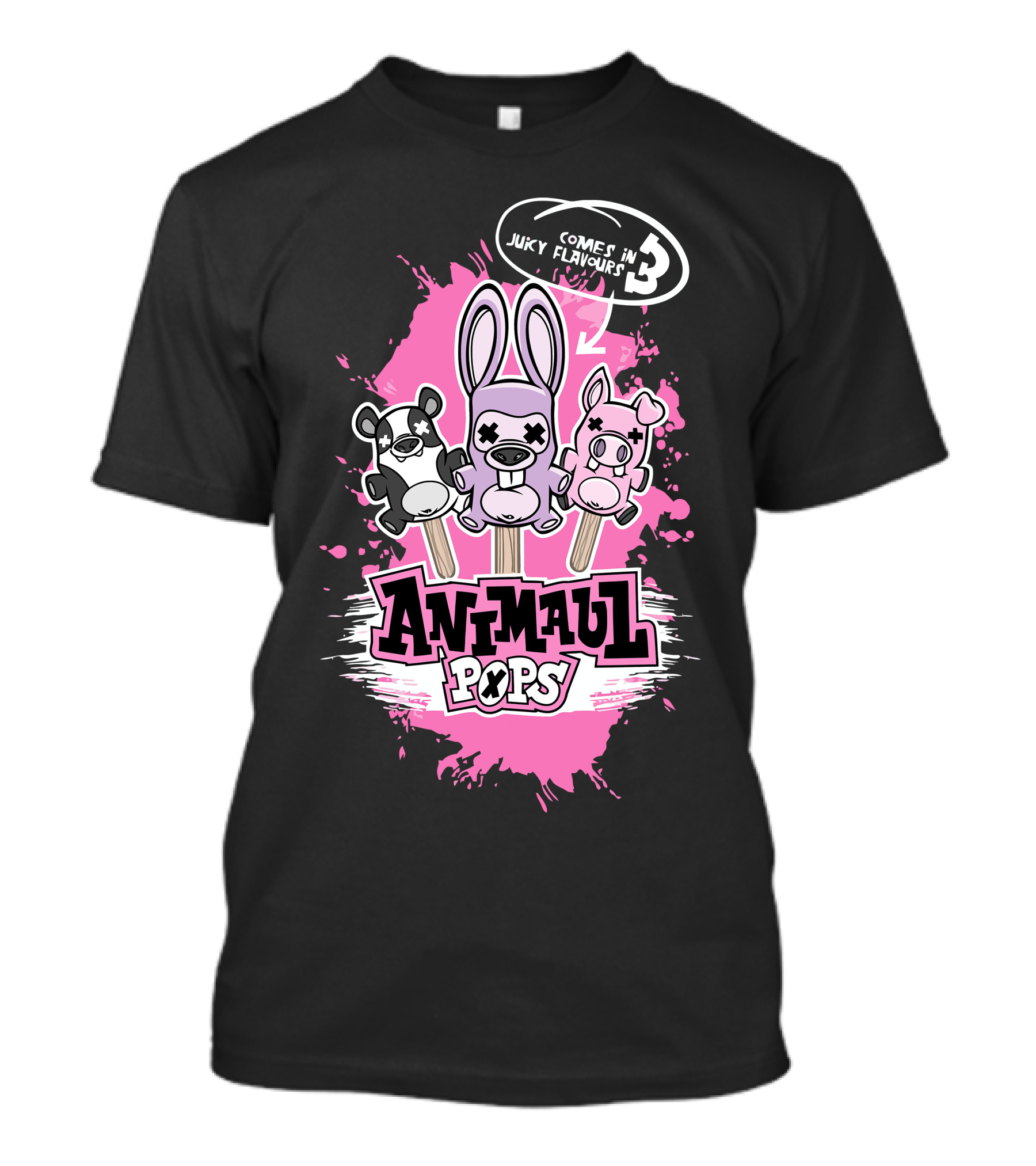 Animaul Pops Comes In Juicy Flavours 3 T-Shirt
