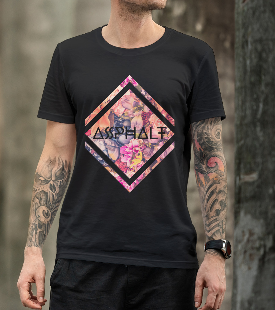 Asphalt Floral Diamond T-Shirt