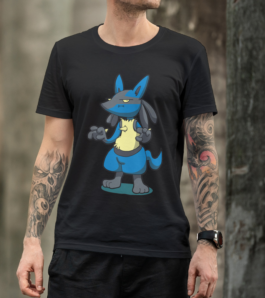 Lucario Aura Peeker Pokémon T-Shirt