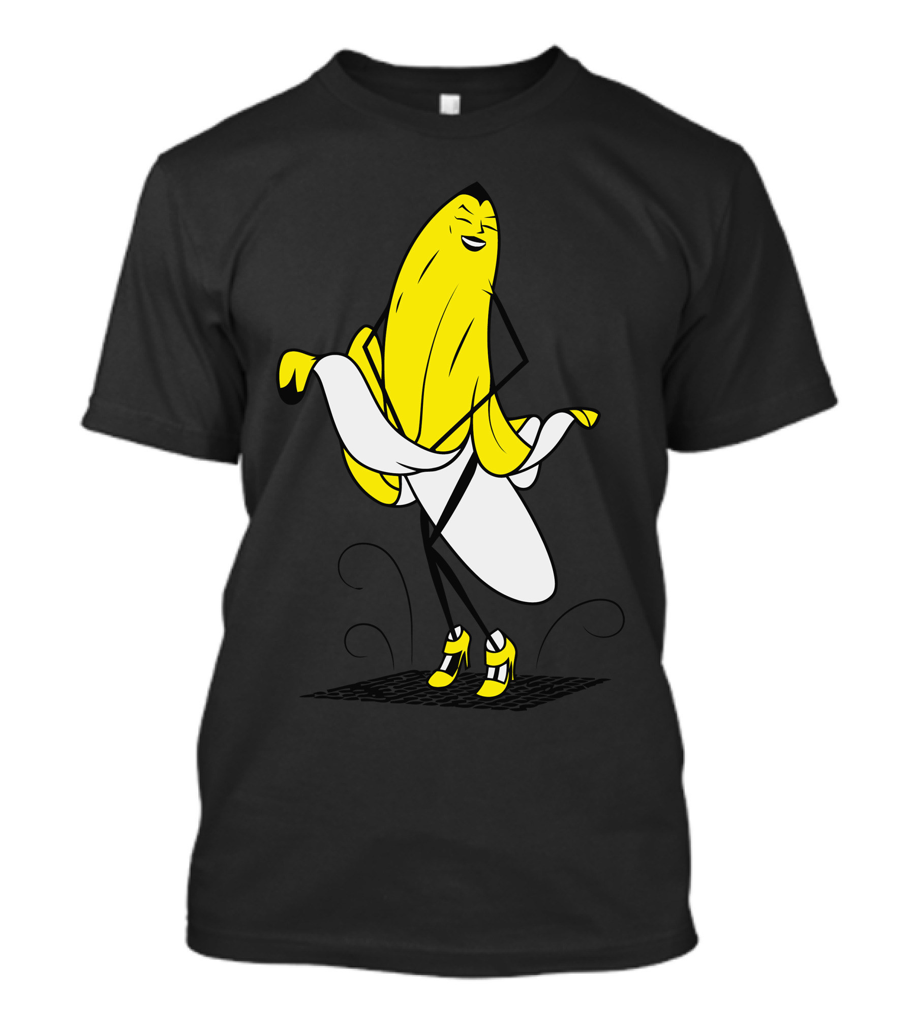 Bananalyn Monroe Banana Icon Dress Pose Humorous Image T-Shirt