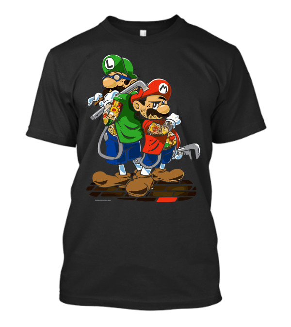 Barrio Brothers New Plumber Tattoo Crew T-Shirt