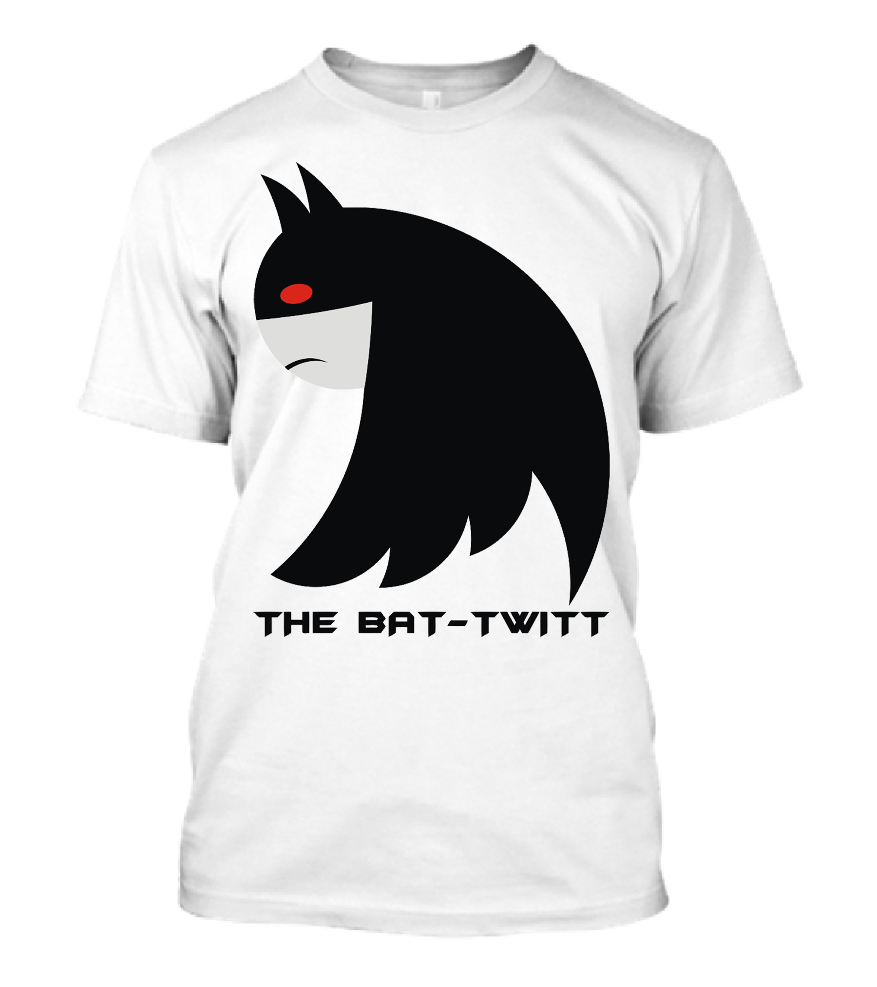 The Bat-Twitt Dark Knight Twitter Bird Mashup T-Shirt