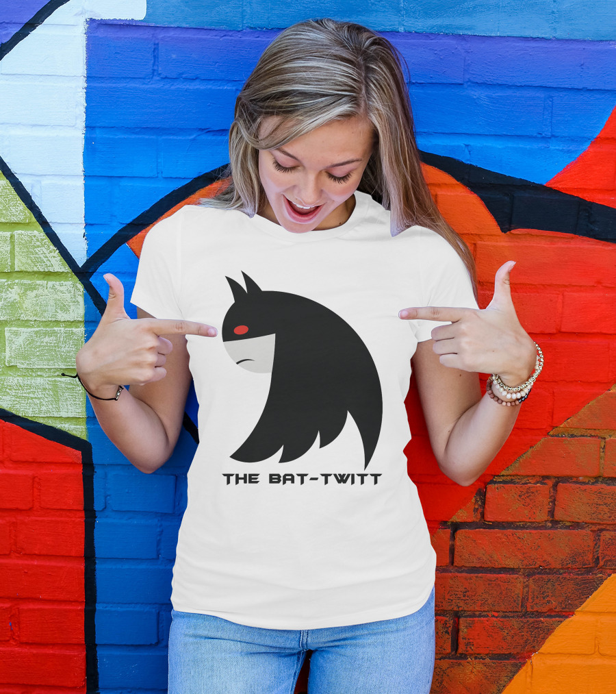 The Bat-Twitt Dark Knight Twitter Bird Mashup T-Shirt