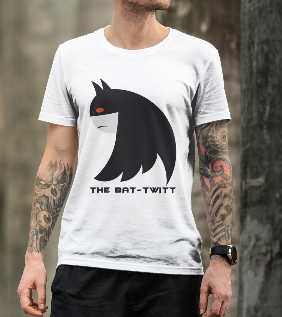 The Bat-Twitt Dark Knight Twitter Bird Mashup T-Shirt